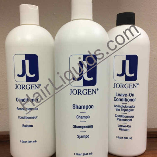 Jorgen Shampoo for chemically treated hair including all human hair replacement systems