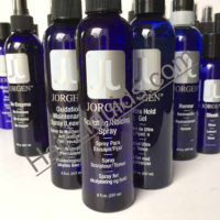 Jorgen Sculpting/Holding Spray: 8 fl.oz. Contain sunscreen. For body that lasts all day and all night.