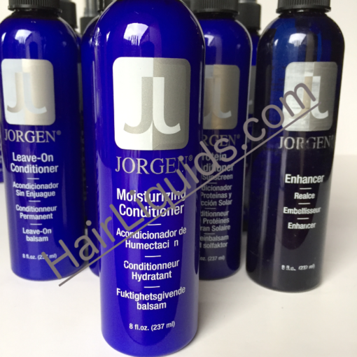 Jorgen Moisturizing Conditioner cleans and moisturizes normal or dry hair, including permed or processed hair.